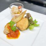 12.12〜*
  
  連日のクリスマスのご予約ありがとうございます
  
  1年の感謝の気持ちを込めて
  クリスマスに毎年特別ランチをご用意しております
  
  価格も特別価格！！
  本当に一年を通してふらのグリルにお越しくださったお客様へ感謝の気持ちです
  
  前菜の写真だけご紹介！
  道産手羽先のタプナード詰めグリル
  自家製スコーンを添えて
  サーモンムース〜ベーコンと北あかりのクルトンを添えて
  
  今年はボリューミーな前菜！
  最初の一皿からお楽しみいただけるのではないでしょうか😊
  
  デザート、珈琲までご用意
  ぜひお友達とご家族と大切な人とごゆっくりお過ごし下さい
  
  今年のクリスマスランチ🎄は
  40食限定！となります
  
  まだ少しのご予約は承れます
  後藤純男美術館までお問い合わせ下さい
  お待ちしてます！
  
  ☎️0167-45-6181
  
  ・
  ・
  #後藤純男美術館 
  #ふらのグリル 
  #クリスマスランチ
  #クリスマス
  #感謝の気持ち 
  
  #富良野ランチ
  #上富良野ランチ
  
  #富良野
  #上富良野
  #中富良野
  #美瑛
  #旭川